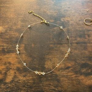 Delicate Crystal Choker Necklace